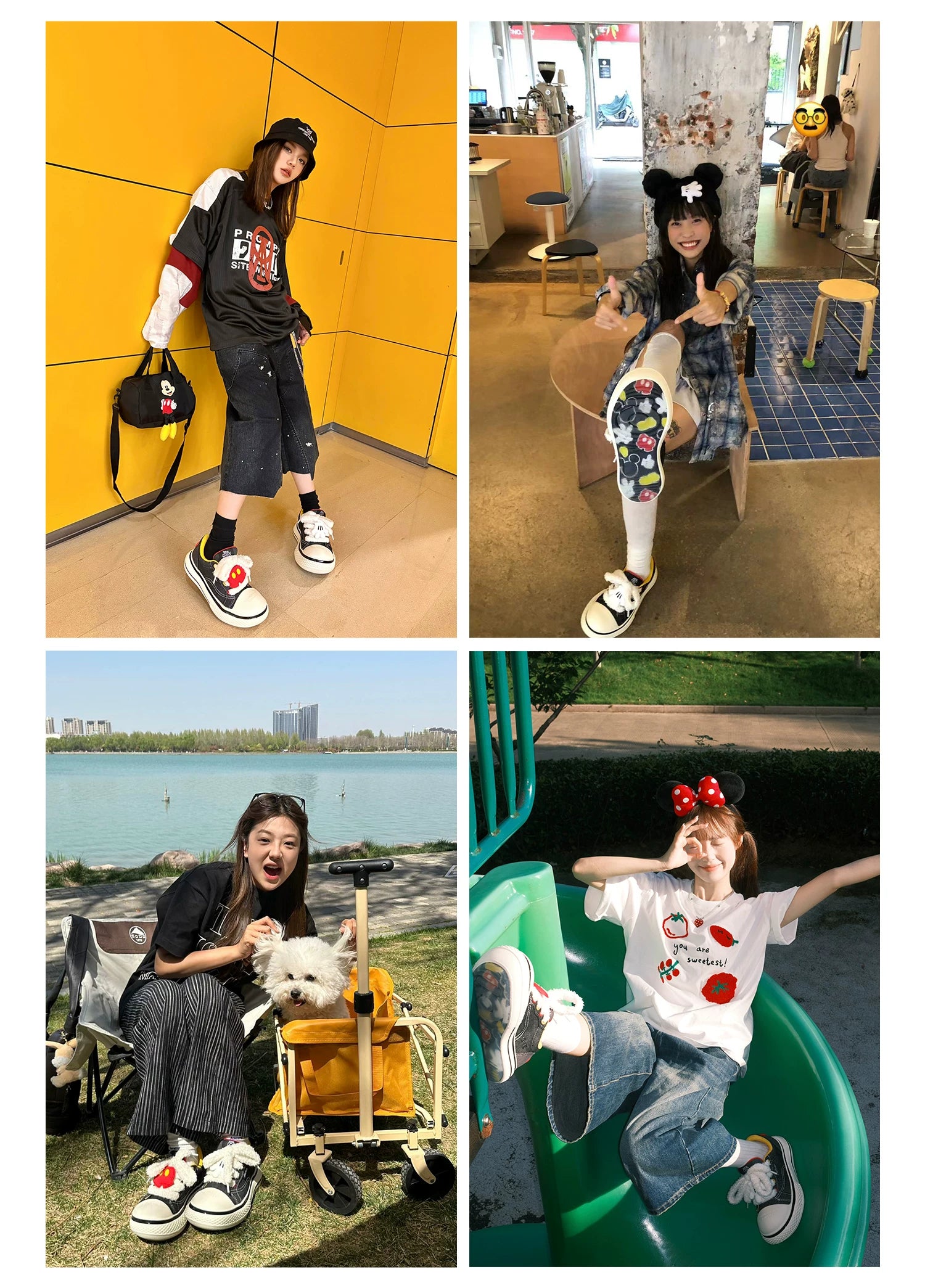 OLD ORDER Canvas Mickey Retro Sneaker
