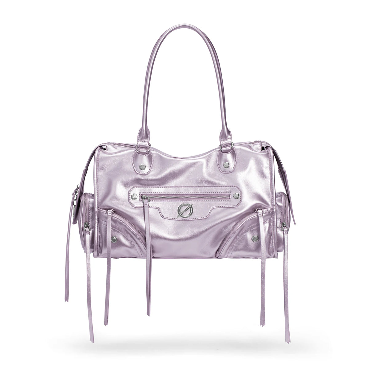 JELLY TOYBOY Black Faux Leather Zip-Top Tote