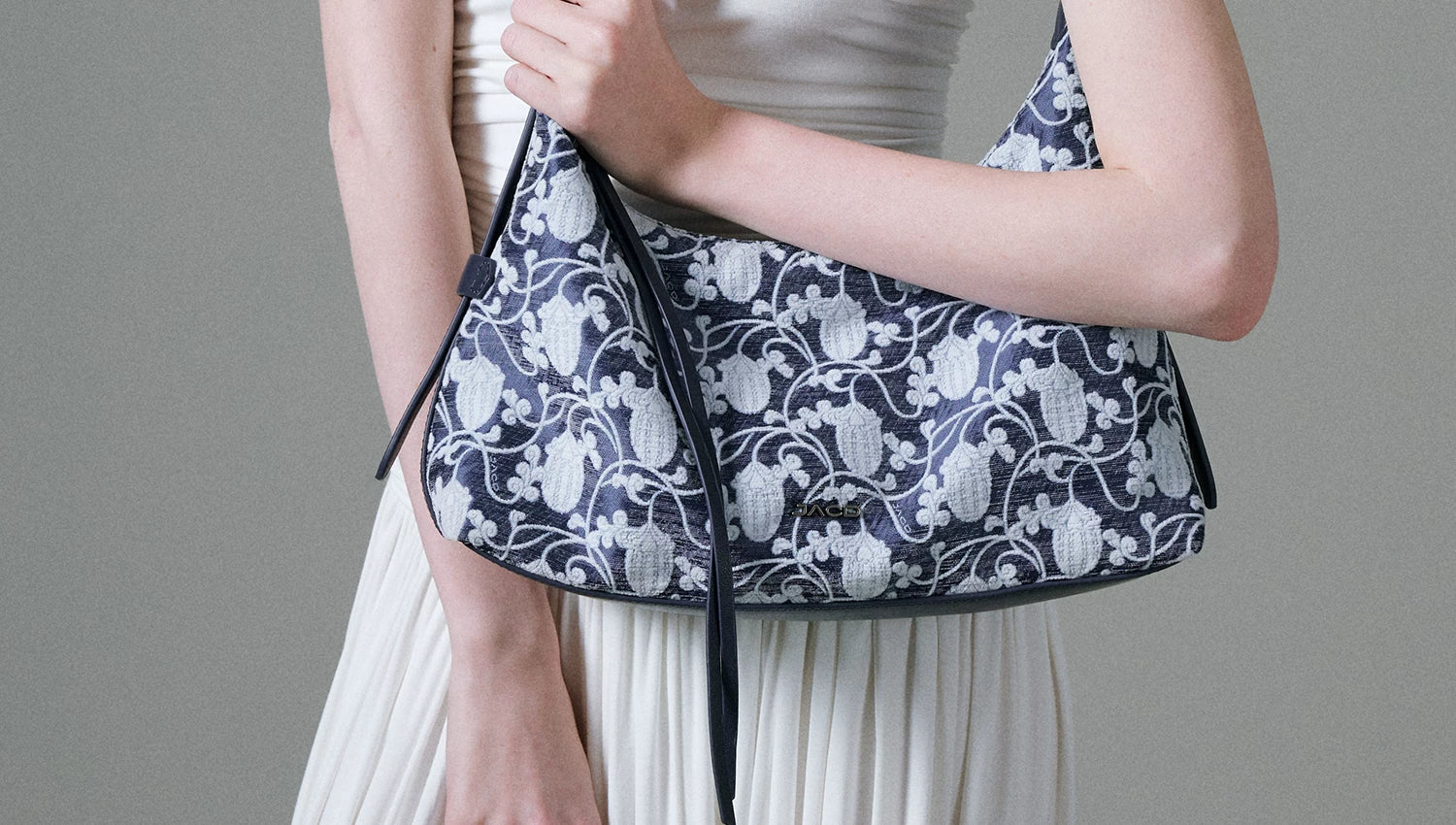JACD Slack Retro Jacquard Shoulder Messenger Bag