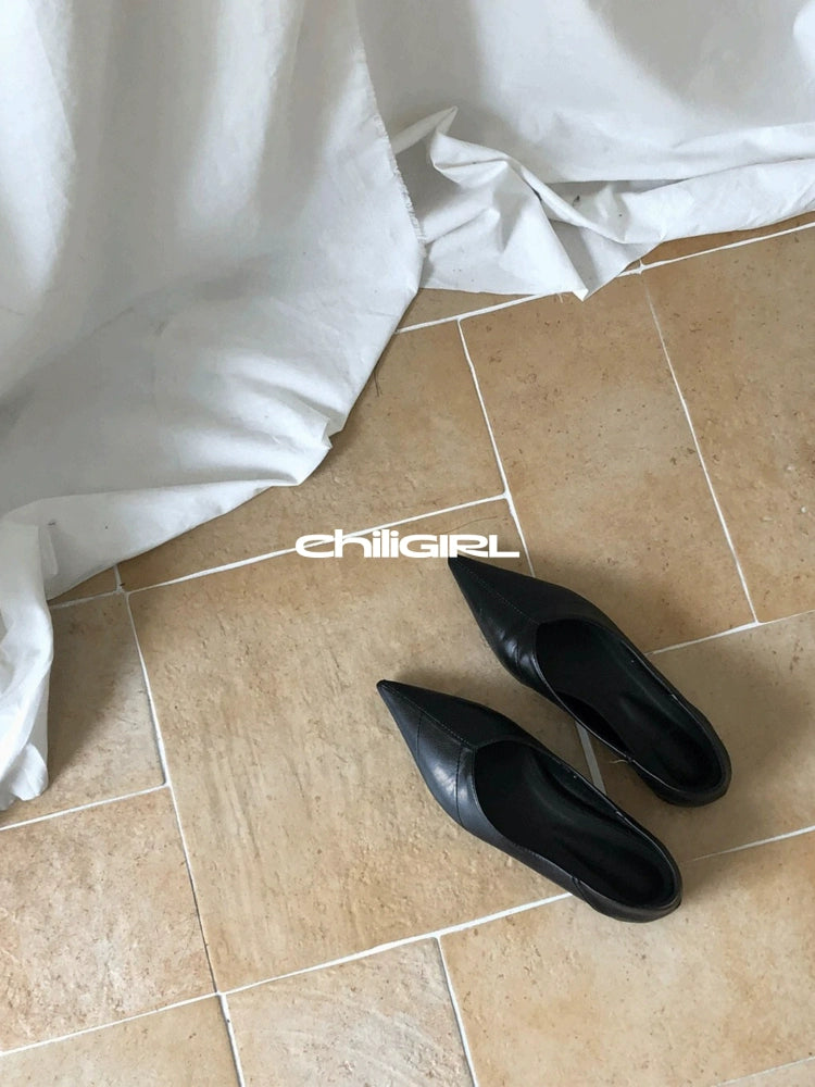 CHILIGIRL pointed flat shoes