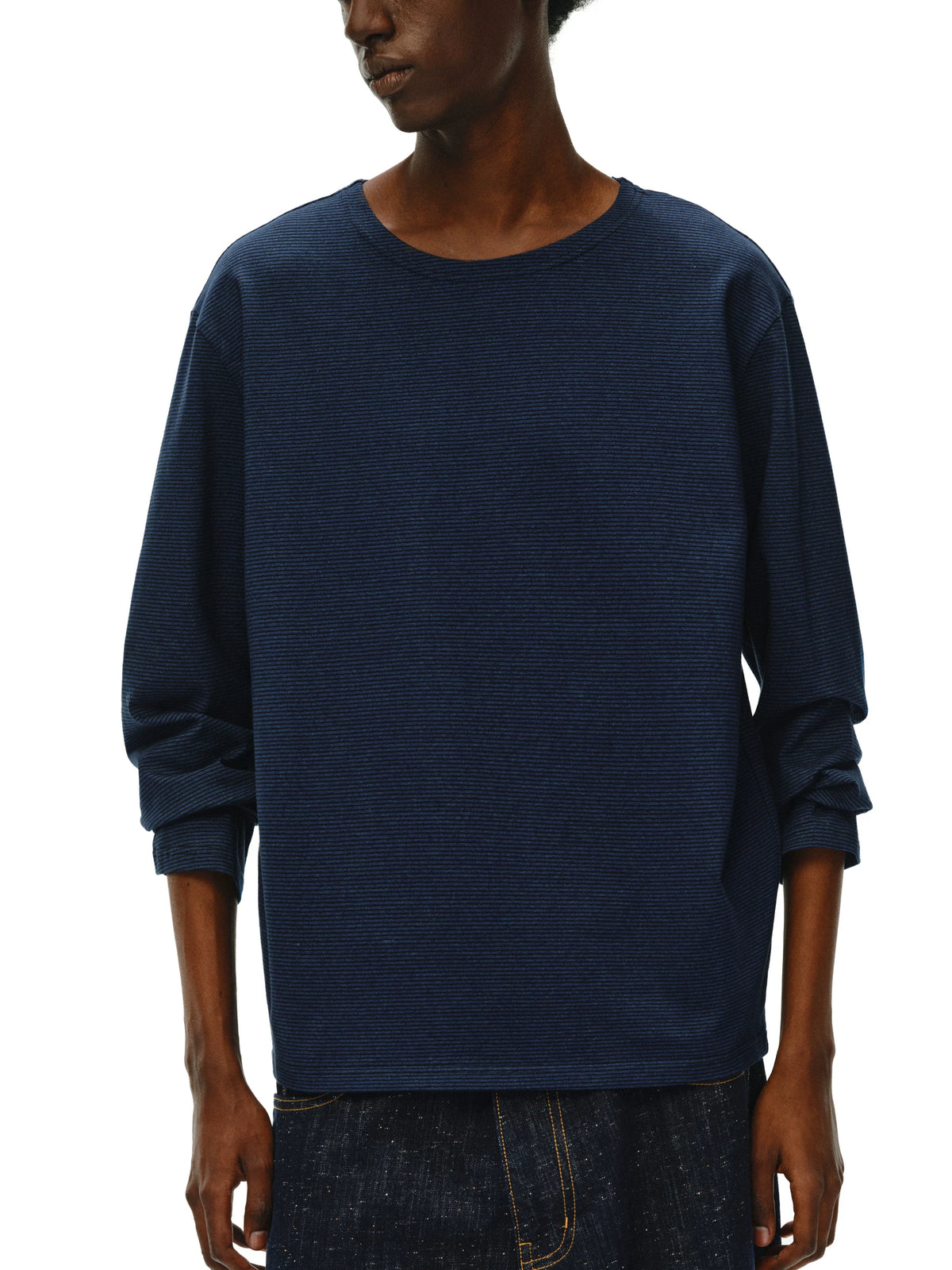 NONRADICAL Striped Long-Sleeve Tee