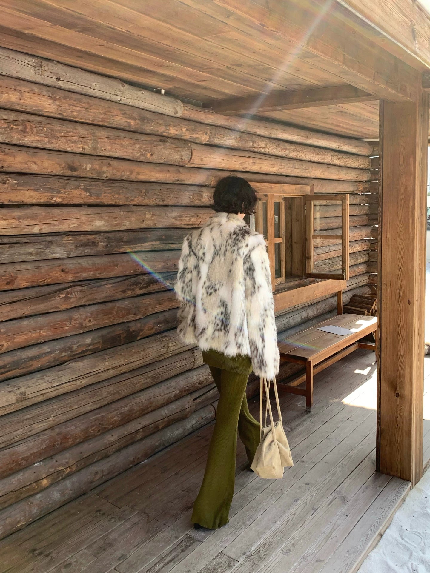 KELIFAN Eco-friendly Fur Coat
