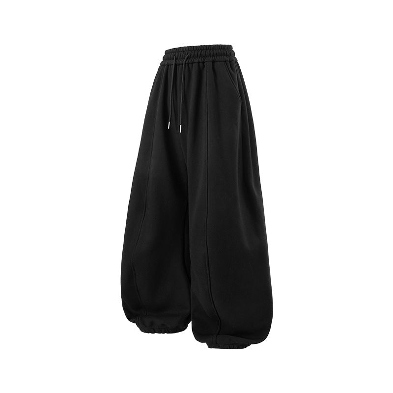 Inflation Fleece Tapered Wide-Leg Sweatpants