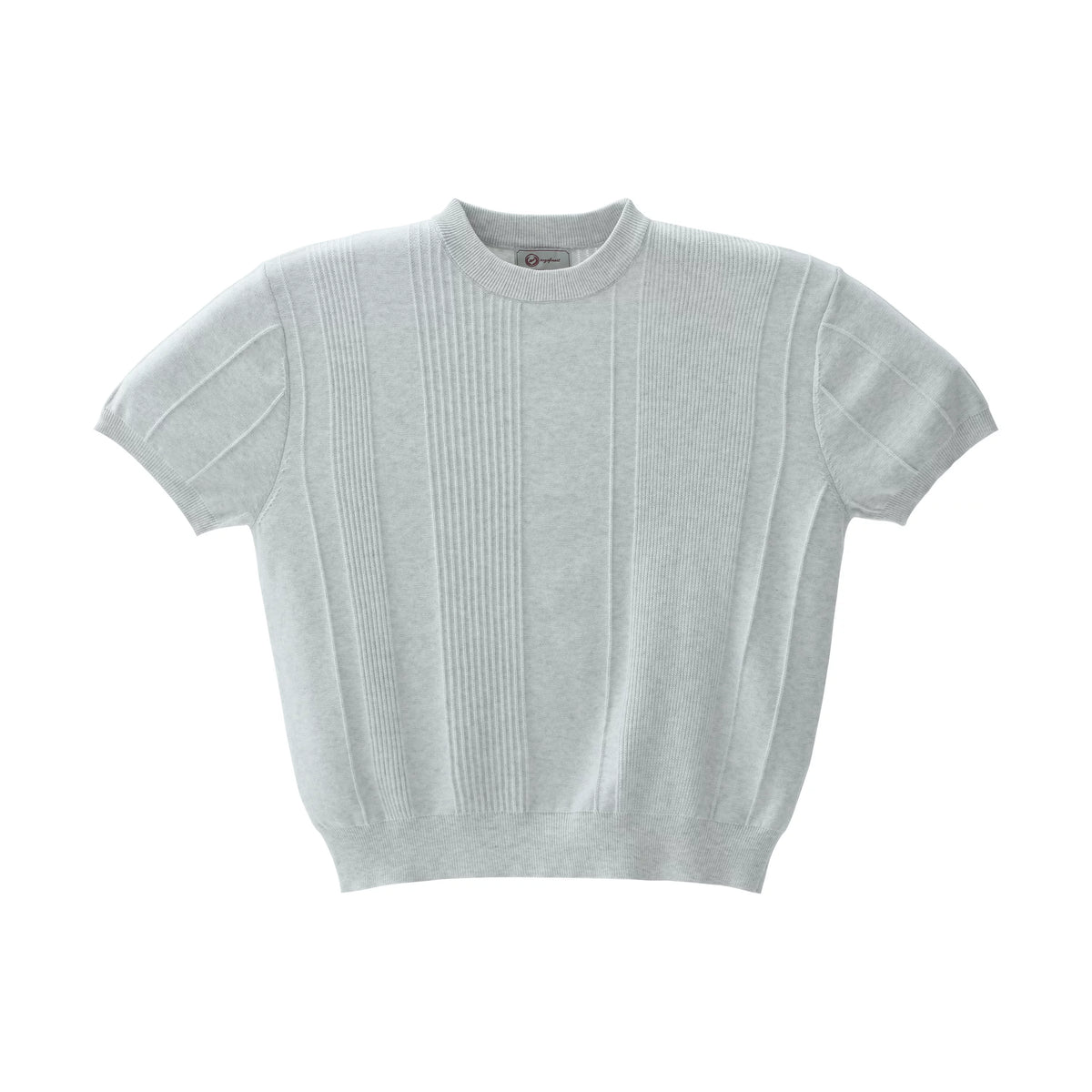 ZOZO FOREST Embossed Roman Column Relaxed Fit Tee