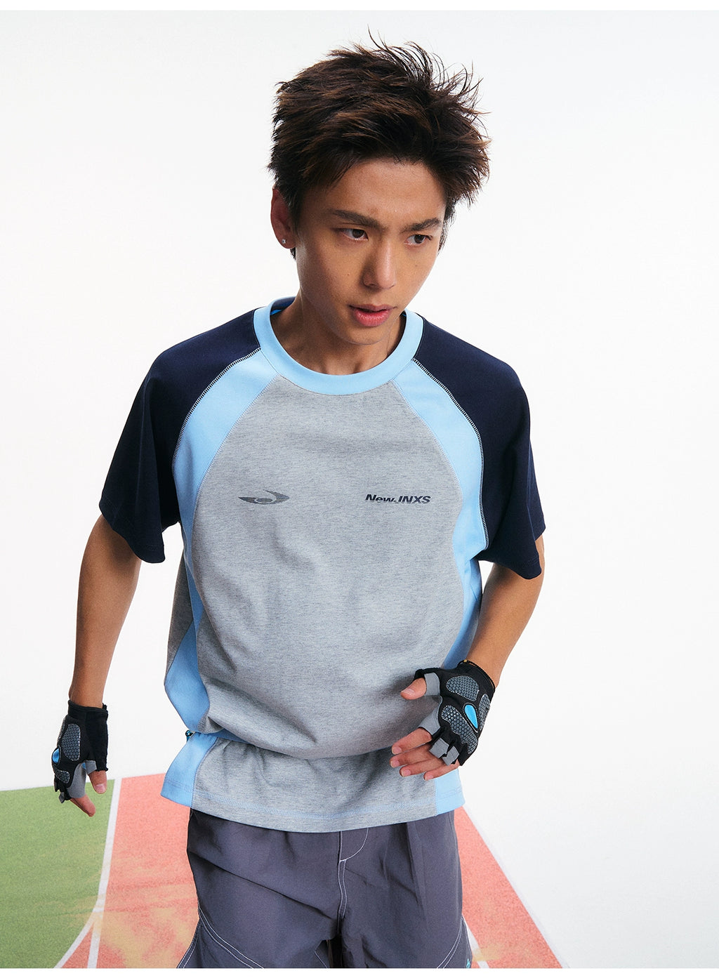 NewJNXS Quick Drying Shoulder Tee