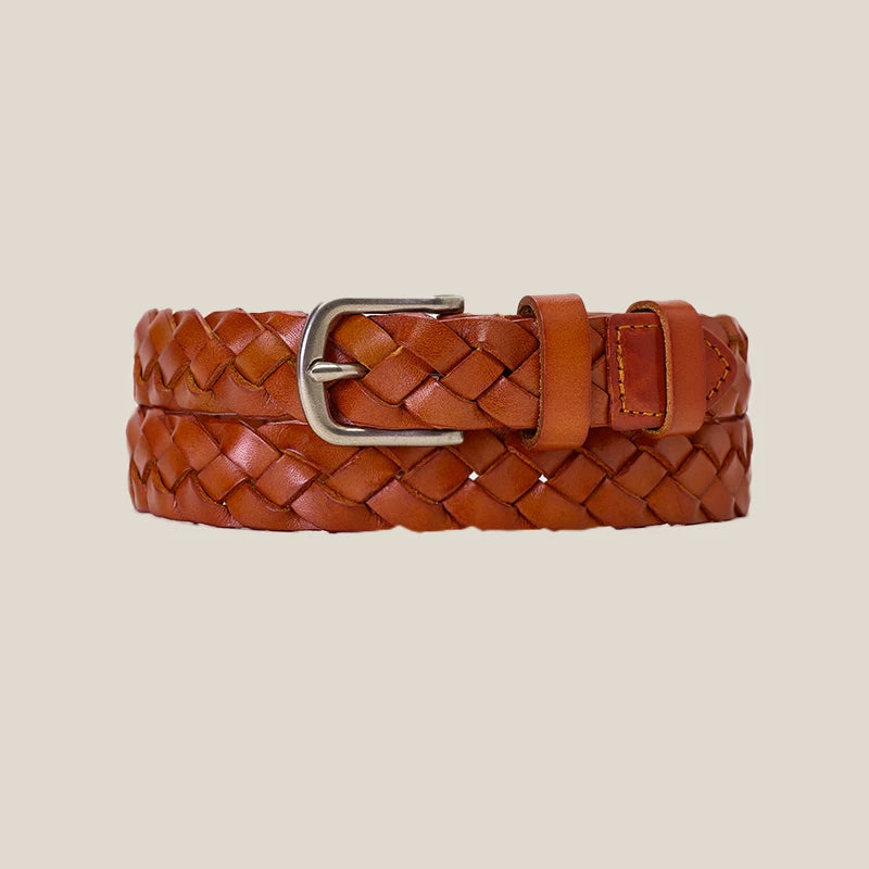 CULTUM Leather Vintage Pin Buckle Belt