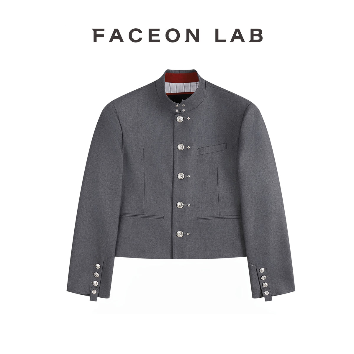 FACEON LAB Wool Cropped Blazer
