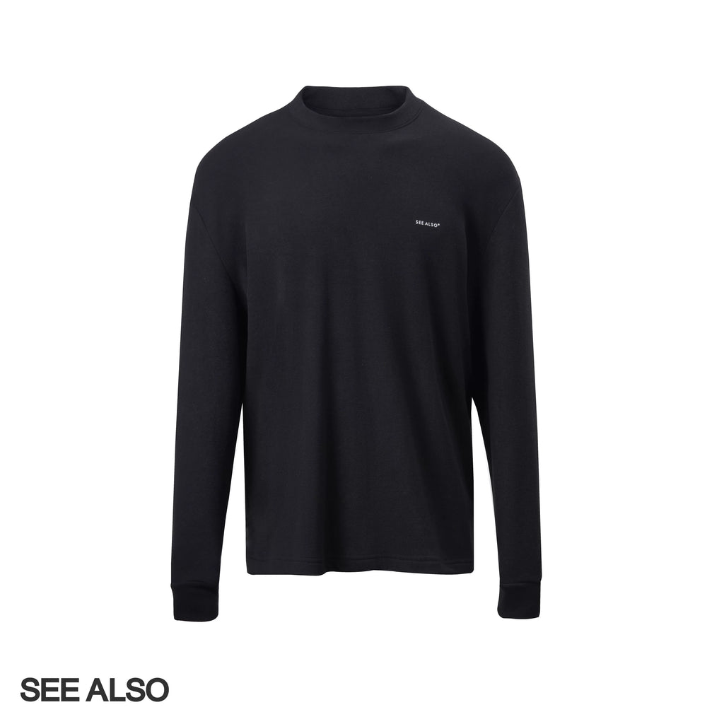 SEE ALSO Padded Velvet Thermal High-Neck Long-Sleeve Base Layer Shirt