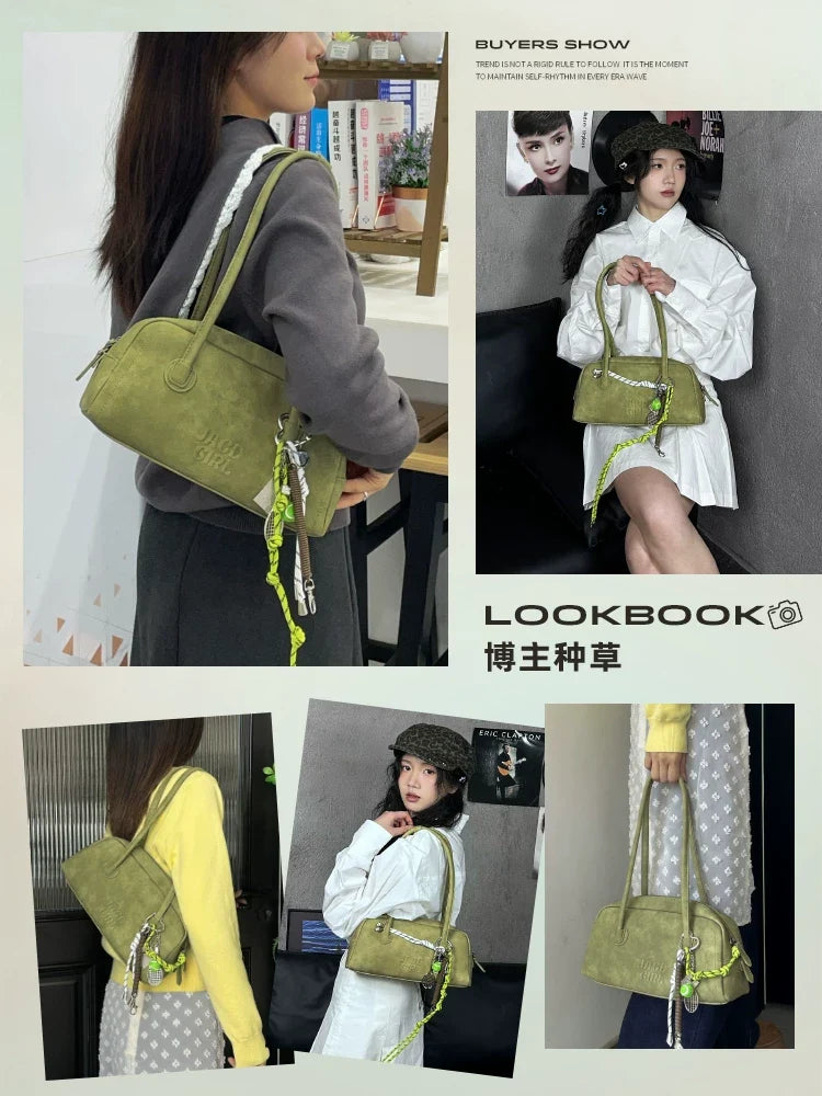 (Clearance) JACD Multi-color Portable Shoulder Baguette Bag Underarm Bag