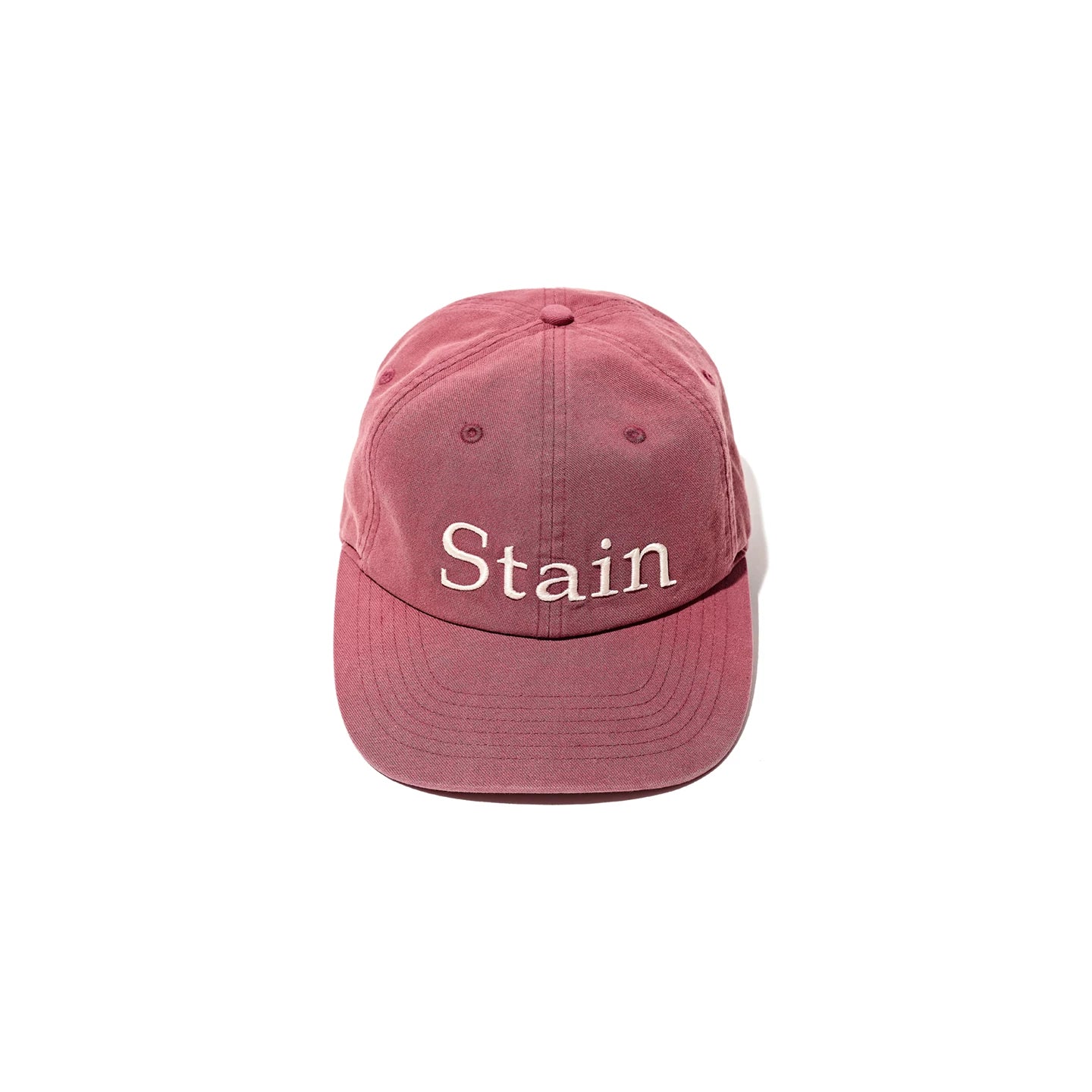 PARTIMENTO Washed Cotton Distressed Baseball Cap