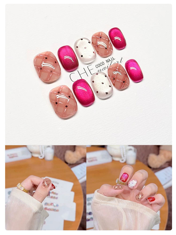 CoCo Handmade Blush Ombre Short Nails