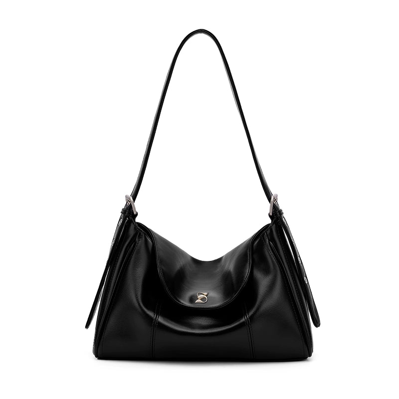 SmoSmos Suede Leather Crossbody Underarm Bag