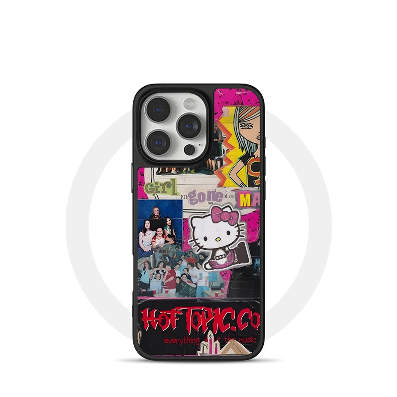 Pbcase Graffiti Cat Cat Simple High-end Apple Phone Case