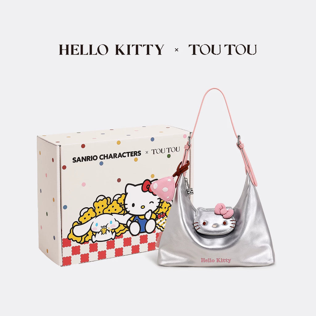 TOUTOU Faux Leather Hello Kitty Backpack