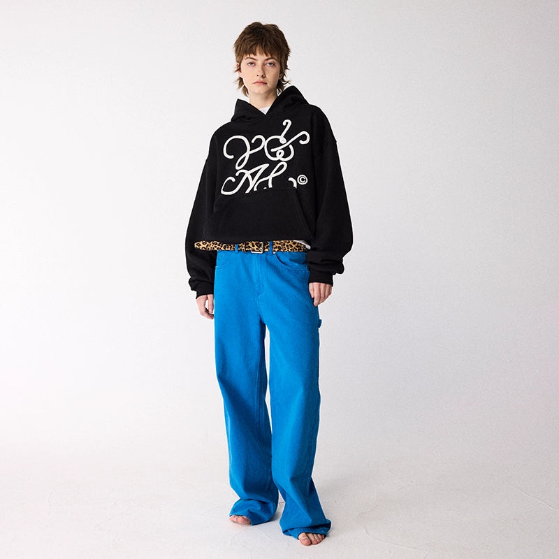 CRICLE Rotary Letter Hooded Sweater