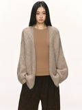 Anna Aneae Slack Lazy Loose Sweater Jacket