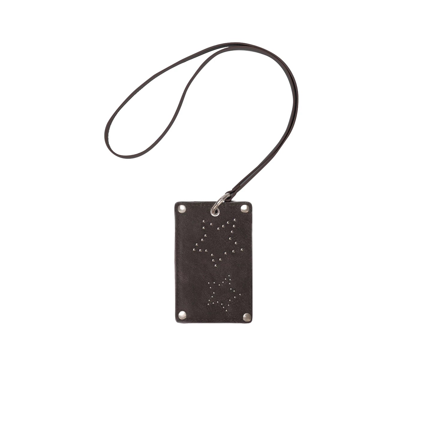 JANDRESS Black Faux Leather Card Holder