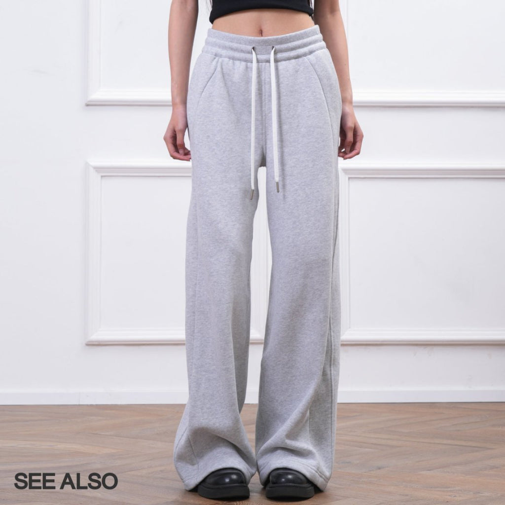 SEE ALSO 25ss "Plain Luxury Aesthetics" Deconstruction Design Profile Sweatpants SA063