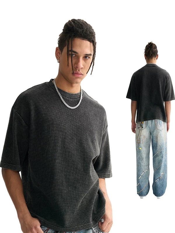 FIVE MEN Waffle Weave 280g Relaxed Tee