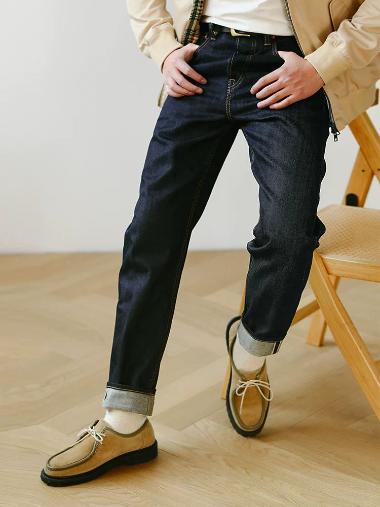 Mbbcar Narrow 14oz Selvedge Slim Tapered Jeans
