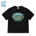 LUCKUP Retro Cow Print Tee