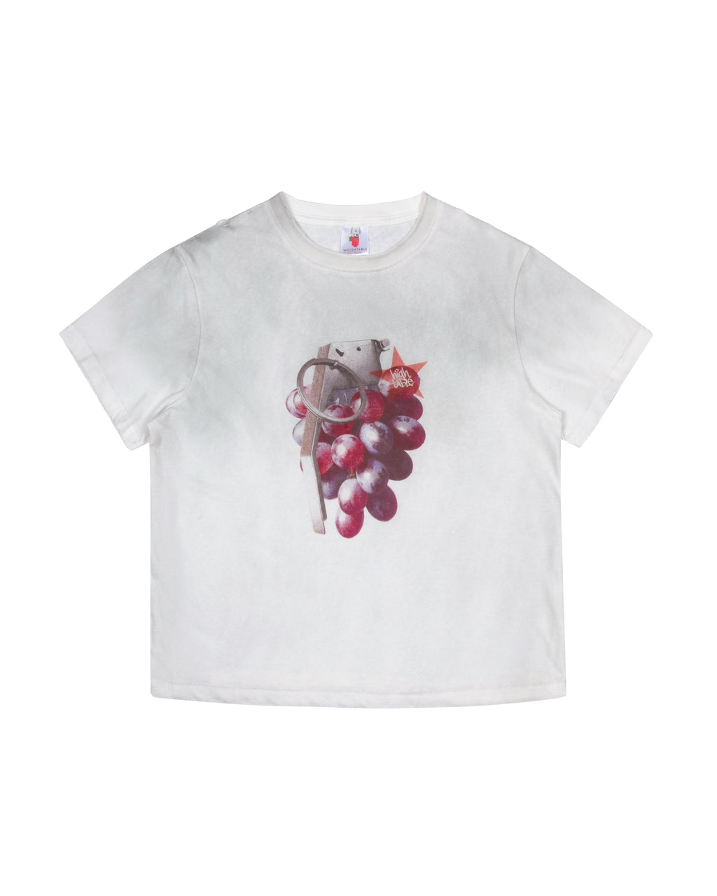 HIGH TABLE Purple Grape Washed Breathable Fitted Tee
