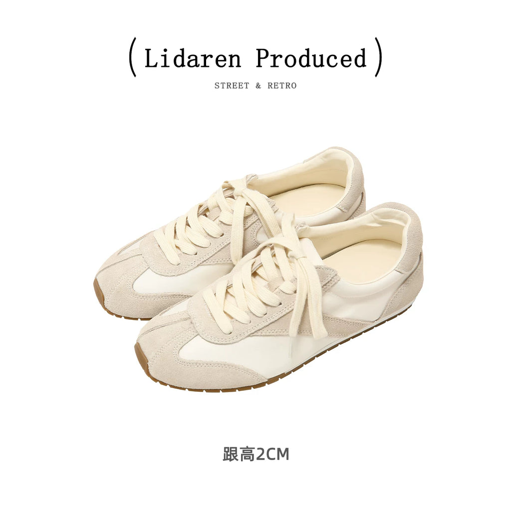 Lidaren Produced Suede Lace-Up Retro Training Sneaker