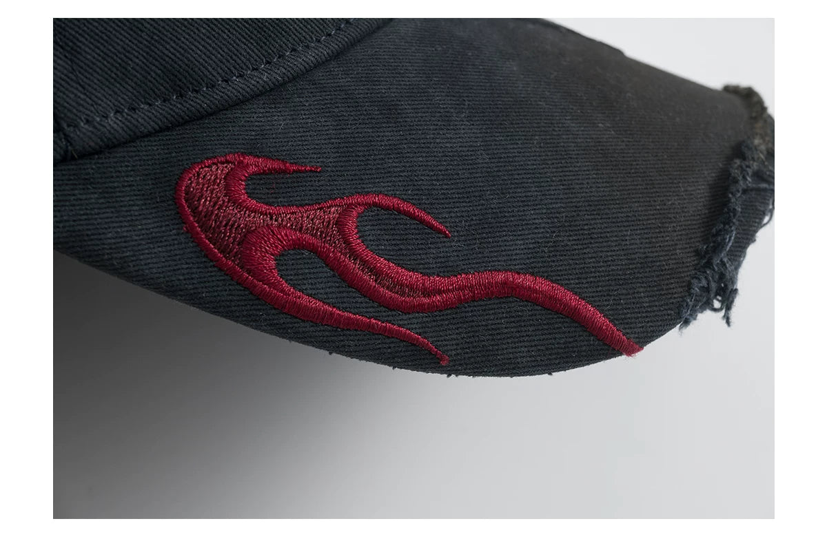 Fleamarket Vintage Flame Embroidered Cap