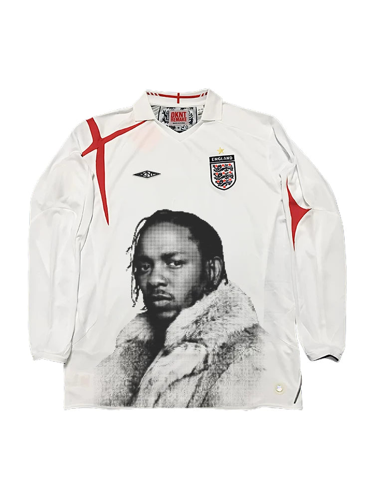 REMAKE Portrait Print Casual Jersey Tee