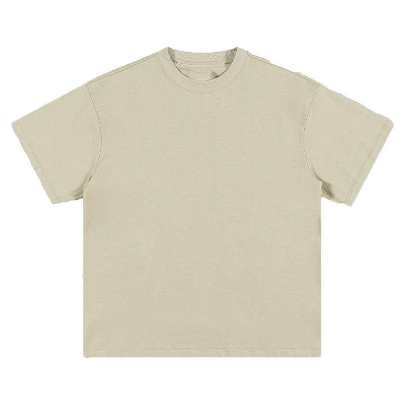 Blank: Map Oversized Small Neckline Casual Tee