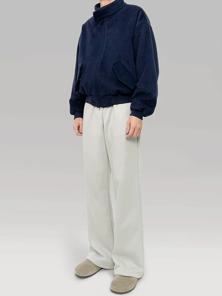 PLUS NO LOGO Warm Fleece-Lined Flared Sweatpants