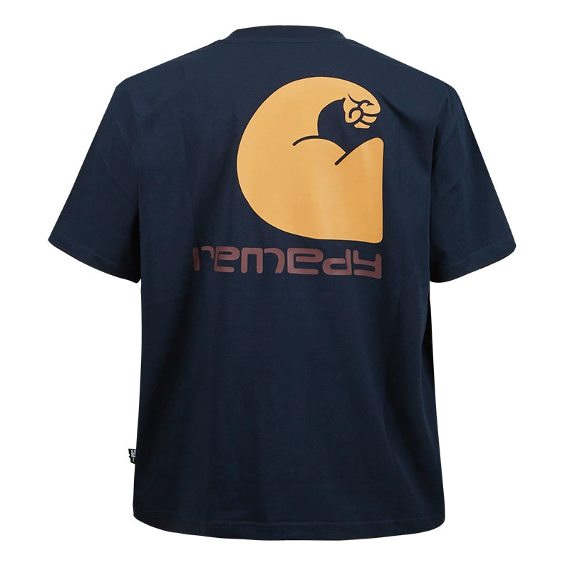Remedy [Kaha Skin] Summer National Tide Workwear Pocket Loose Tee
