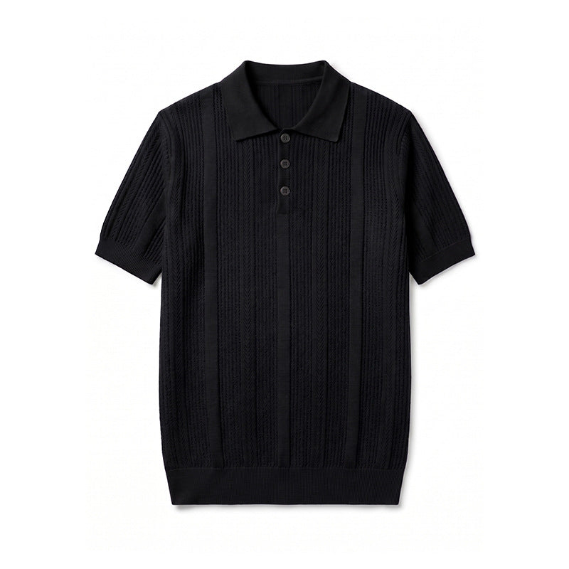Inflation Knit Polo Shirt