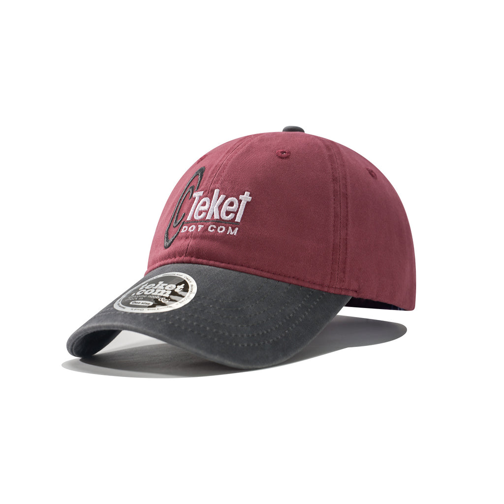 WASC Embroidered Color Block Cotton Baseball Cap