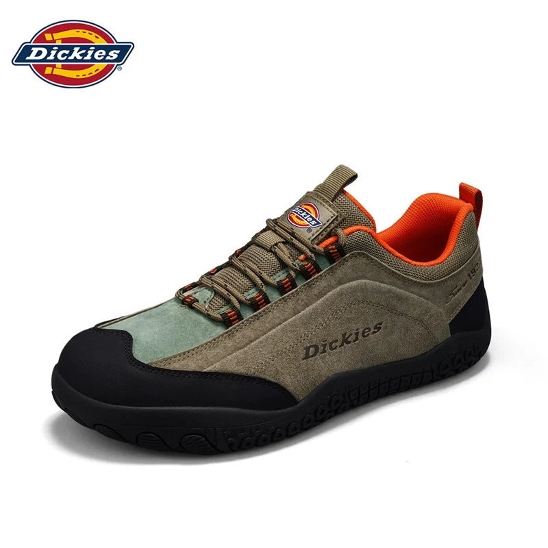 Dickies Retro Color-Block Leather Low-Top Hiking Sneaker