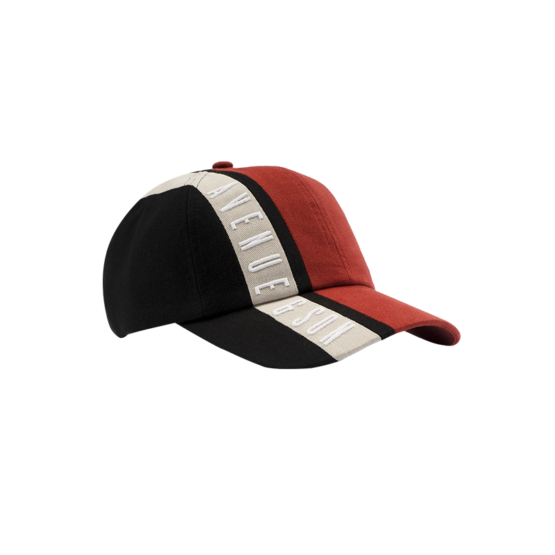 AVENUE&SON Embroidered Letter Curved Brim Baseball Cap