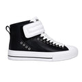 PAIKI Leather High-Top Lace-Up Platform Sneaker