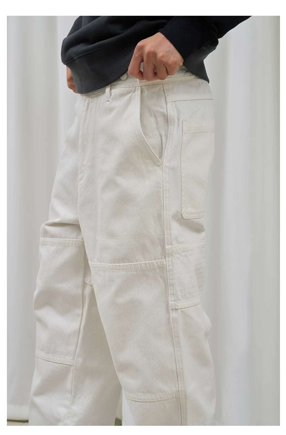 PARTIMENTO Vintage Fashion Loose Jeans