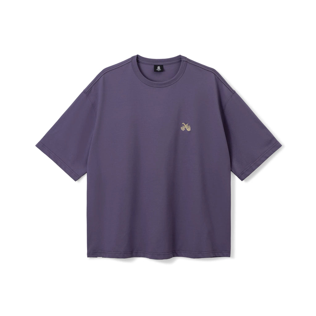 SUPERTOFU Rose Saxophone Embroidery Loose Tee