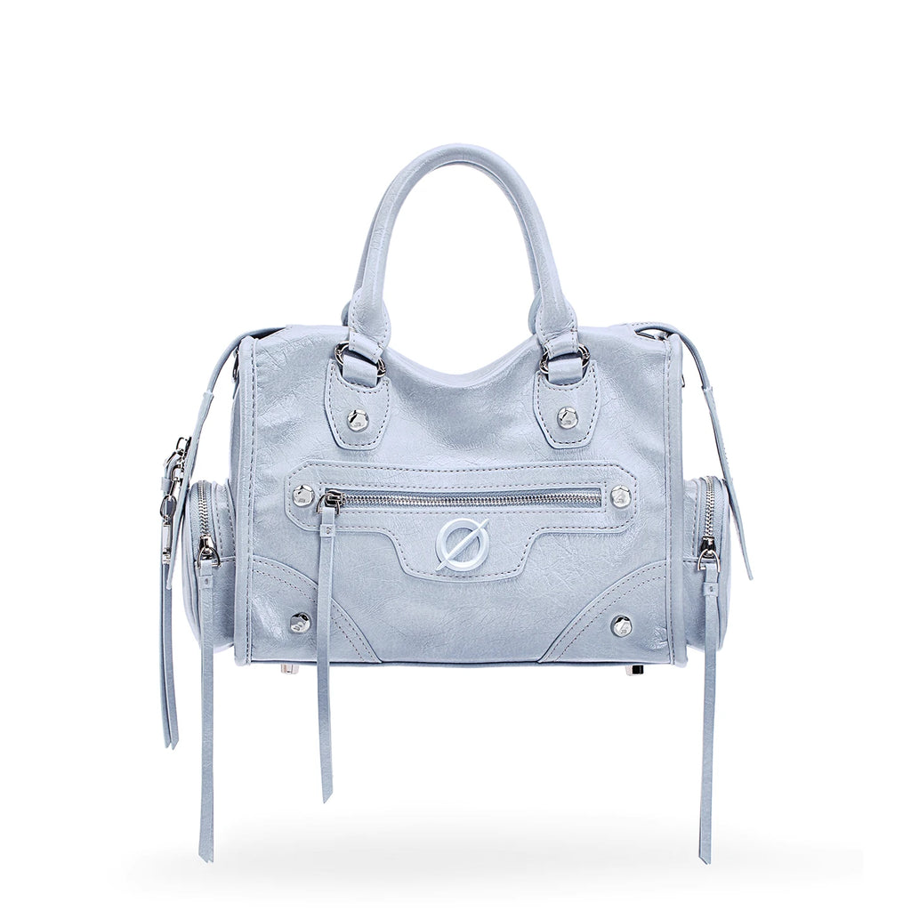 JELLY TOYBOY Gold Faux Leather Zip-Top Tote