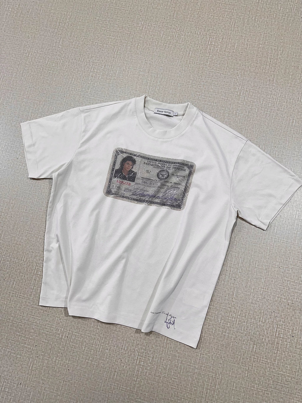 Erole Michael Jackson Passport 220g Distressed Tee