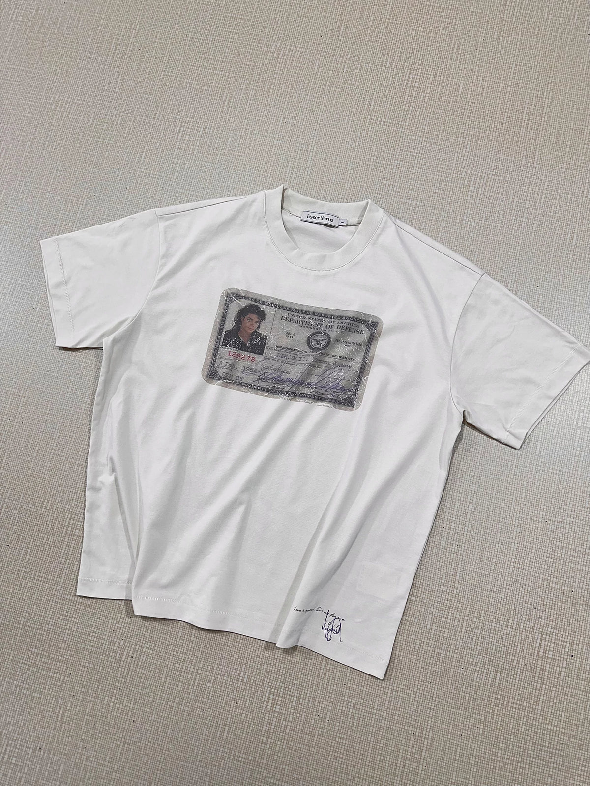 Erole Michael Jackson Passport 220g Distressed Tee