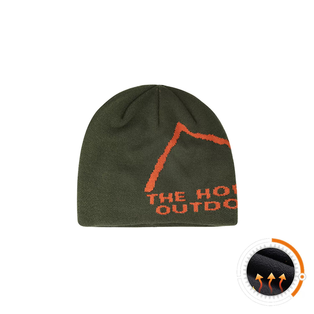 THE HOBOO Alphabet Jacquard Cold Knitted Hat