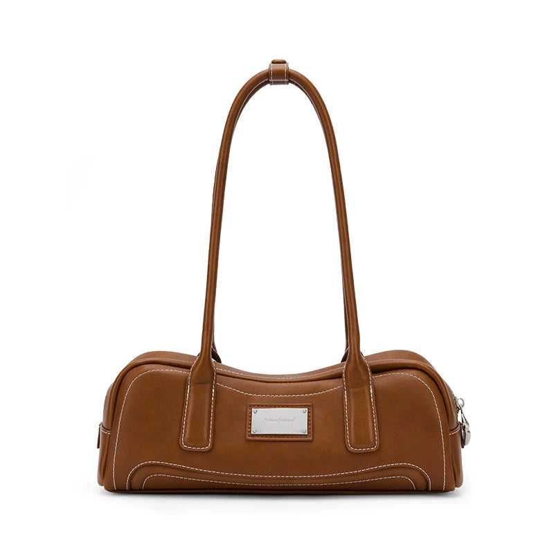 SmoSmos Long-Handle Underarm Bag Baguette Bag Shoulder Handbag