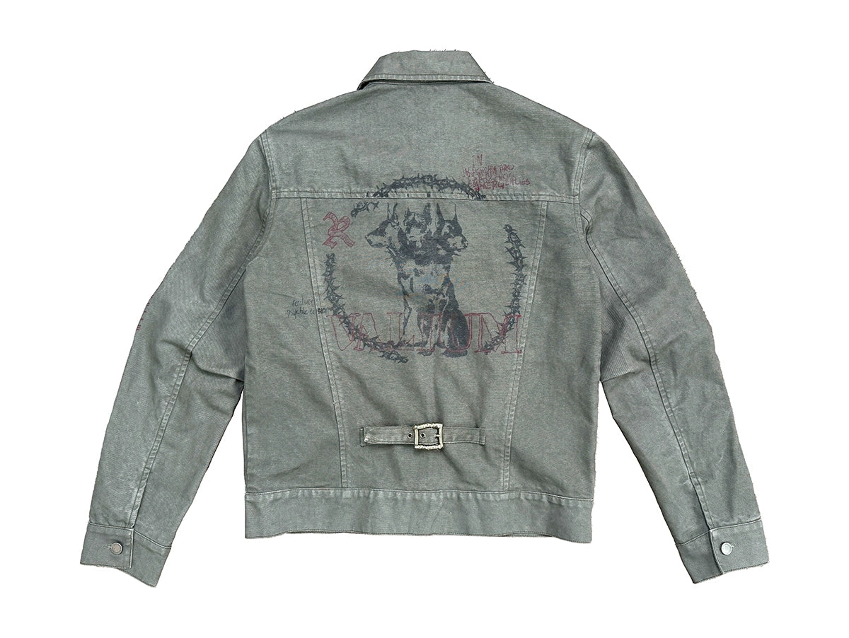 RICHILL Coin Print Canvas Jacket