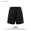 CoosRetro Embroidered 260g Loose Straight-Leg Sweat Shorts