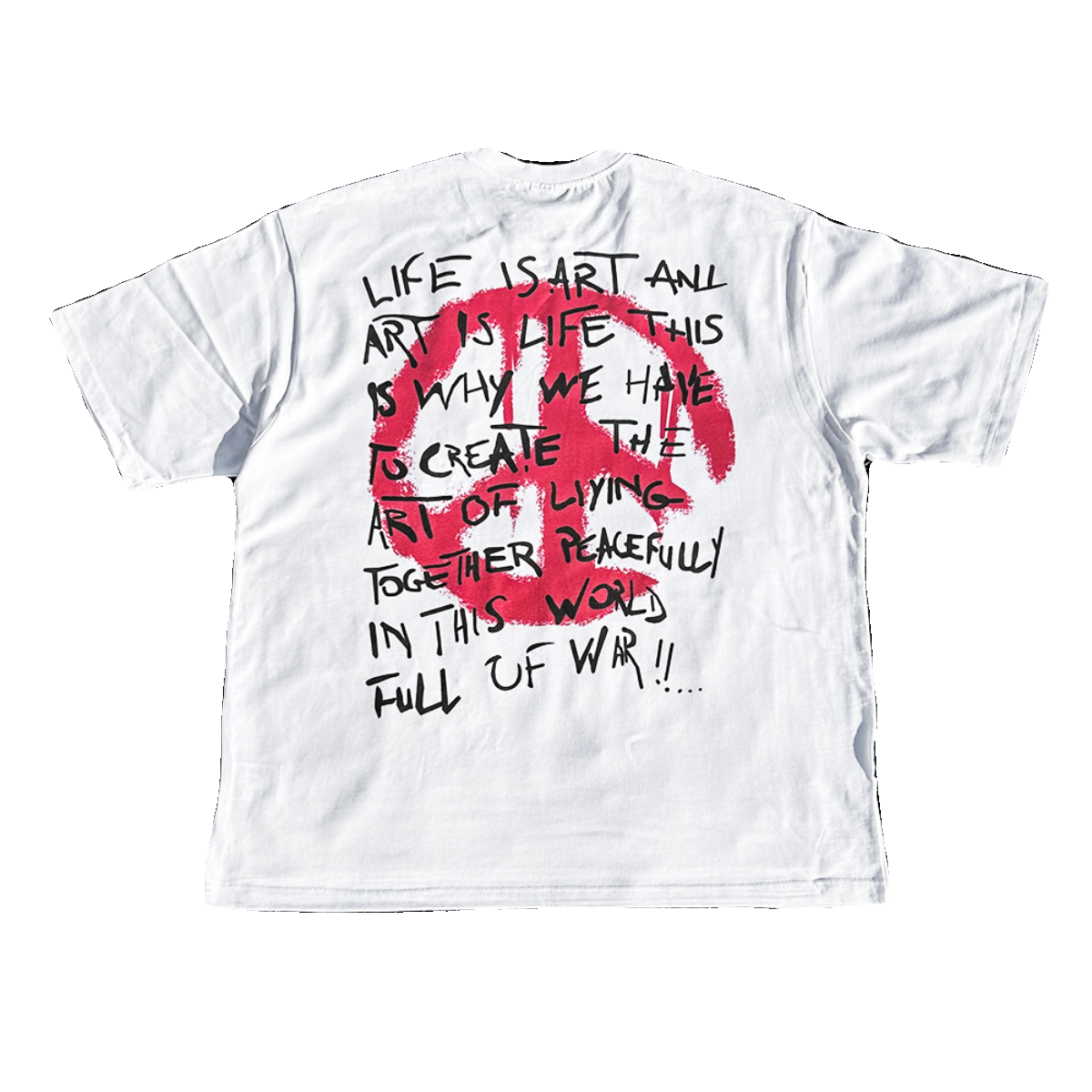 Wang Youbing Studio! PEaCE 220g 100% Cotton Tee