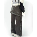 Kasugano TOO Two-Piece Look Low-Rise Straight-Leg Pants