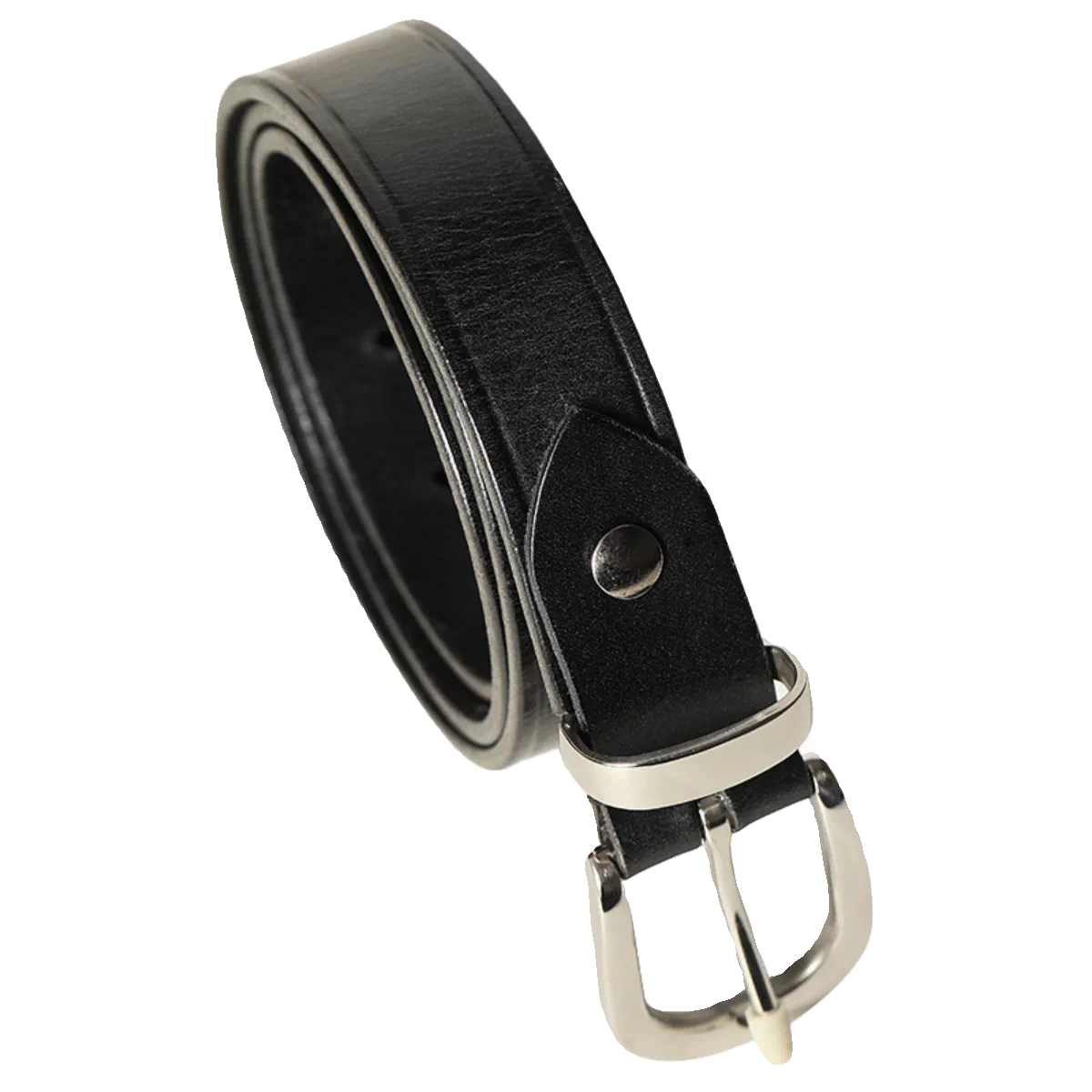 Mbbcar Stainless Steel Buckle Italian Leather Belt