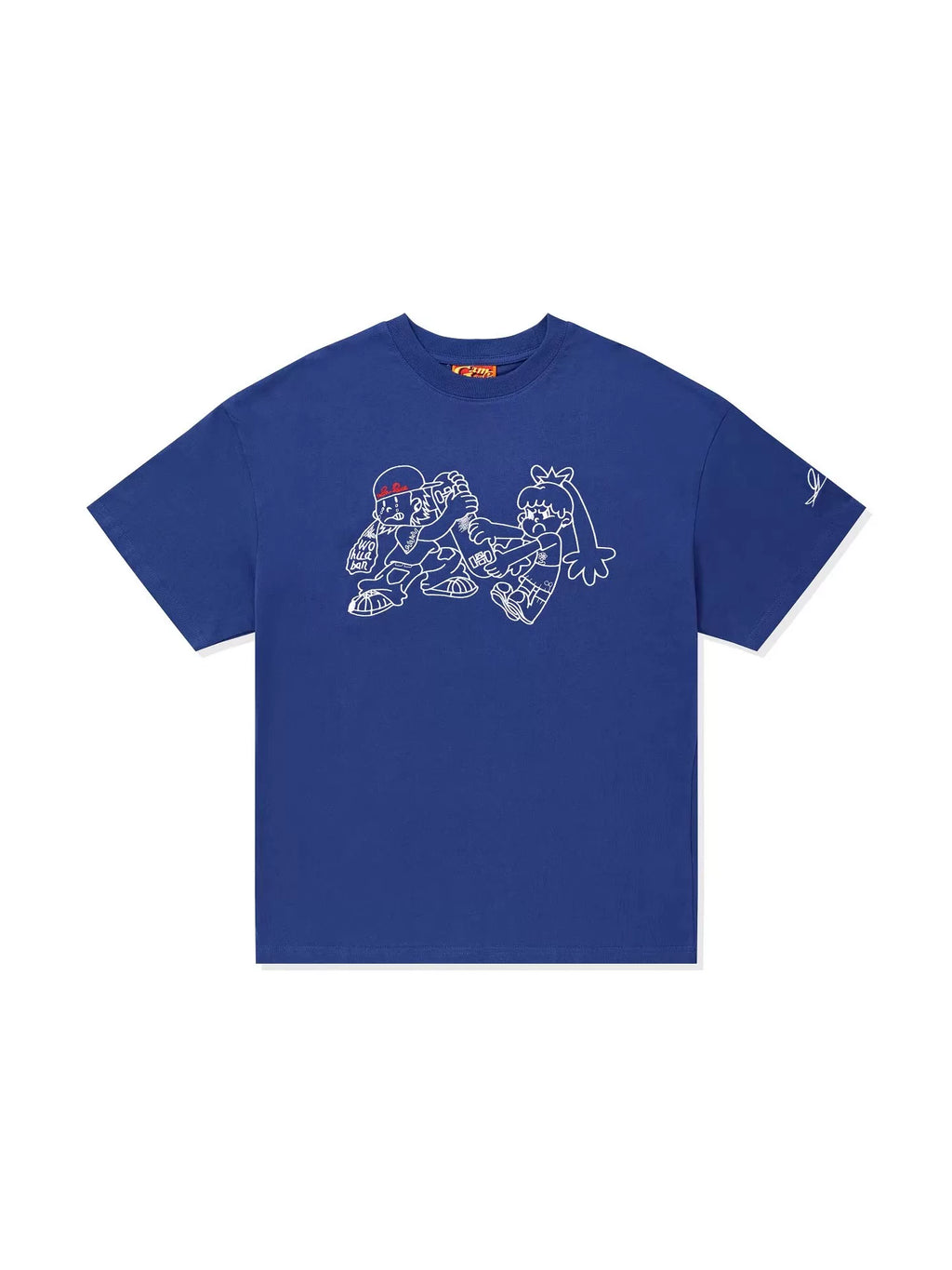 GameOne Cartoon Embroidery Character Casual Tee